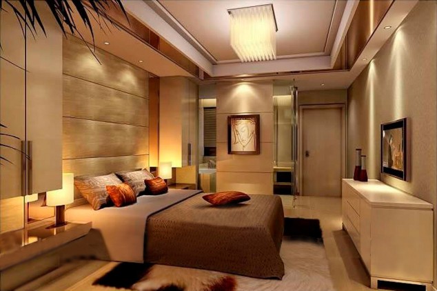 interesting bedroom lights decorations with hanging lamps design 634x422 Impressive Bedroom Ceiling Designs That Will Leave You Without Words