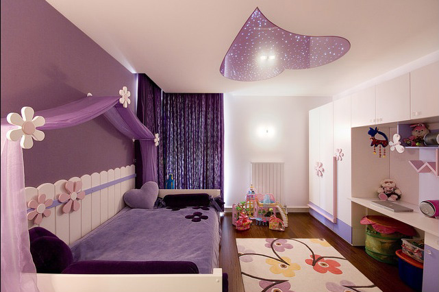 kinderzimmer lila 17 Awesome Purple Girls Bedroom Designs