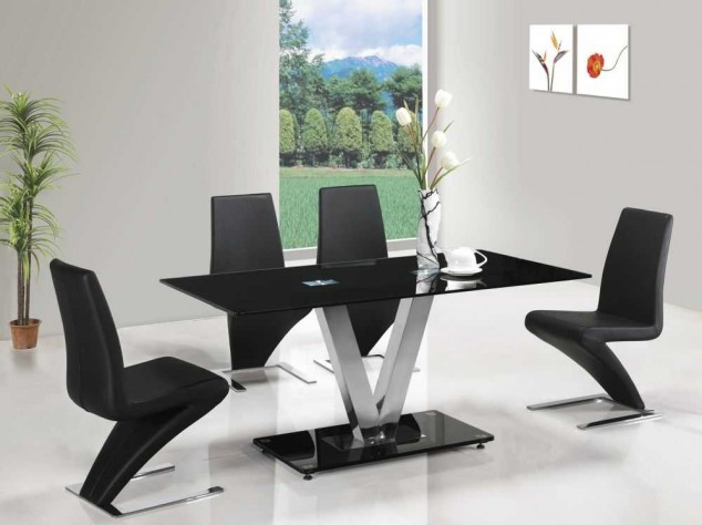 modern v 890 dining table 6 serivo z g632 dining chairs by giatalia 3866 p 634x474 16 Stylish Dining Tables For Your Home