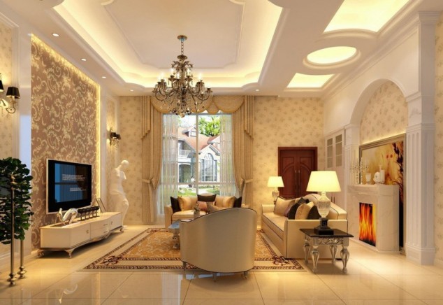 16 Impressive Living Room Ceiling Designs You Need To See scenic latest ceiling designs for living room 906x623 634x436 16 Impressive Living Room Ceiling Designs You Need To See