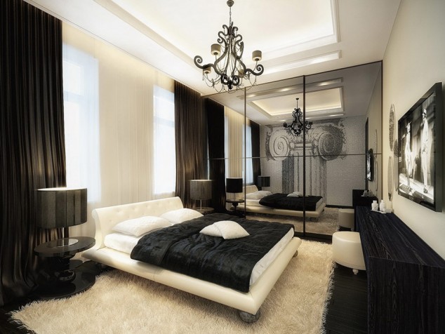 15 Incredibly Modern and Glamour Bedrooms You Will Want To Have Immediately Luxury Black And White Bedroom Ideas Vintage Glamour Bedding 634x476 15 Incredibly Modern and Glamour Bedrooms You Will Want To Have Immediately