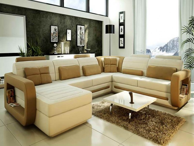 Modern Designer Sofas for Living Room 634x476 16 Leather Sofas for Modern Living Room Design