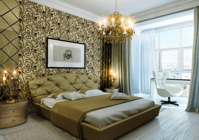 15 Incredibly Modern and Glamour Bedrooms You Will Want To Have Immediately Modern Glamour Bedroom Decorating 634x446 15 Incredibly Modern and Glamour Bedrooms You Will Want To Have Immediately