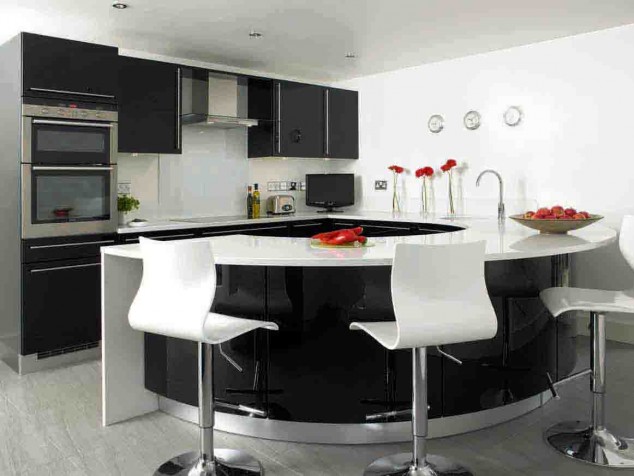 contemporary kitchen design cabinets with elegant idea 634x476 15 Fascinating Modern Kitchen Designs That You Would Love to Copy