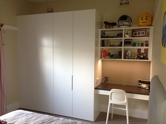 kids robe and desk A Bespoke Wardrobe For Every Bedroom In The House