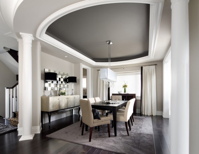 16 Modern Dining Room Design Ideas For Your Home transitional dining room 634x491 16 Modern Dining Room Design Ideas For Your Home