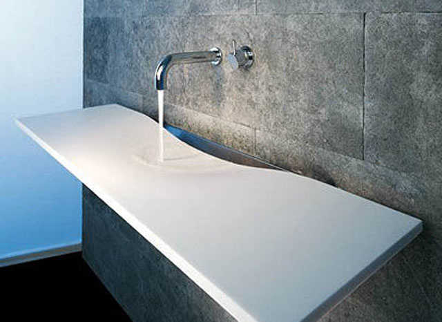 Corian Lavabo dengetasarim.com .tr 16 12 The Most Creative Bathroom Sink Designs