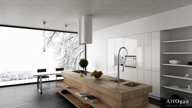  22 Outstanding Contemporary Kitchen Island Designs