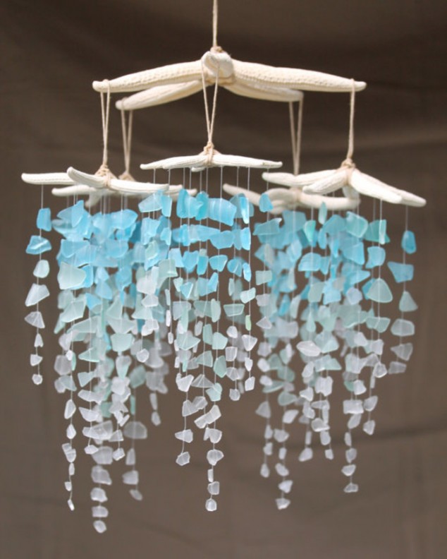  17 Creative DIY Home Decorations With Colored Glass and Sea Glass