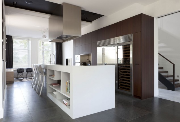 22 Outstanding Contemporary Kitchen Island Designs Manor by the River 03 634x428 22 Outstanding Contemporary Kitchen Island Designs