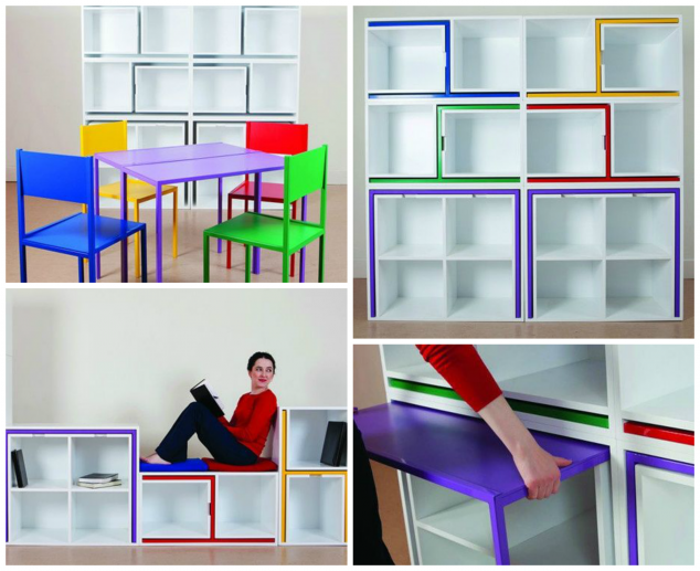 23 Creative And Brilliant Space Saving Ideas For Your Home as if from nowhere 634x517 23 Creative And Brilliant Space Saving Ideas For Your Home