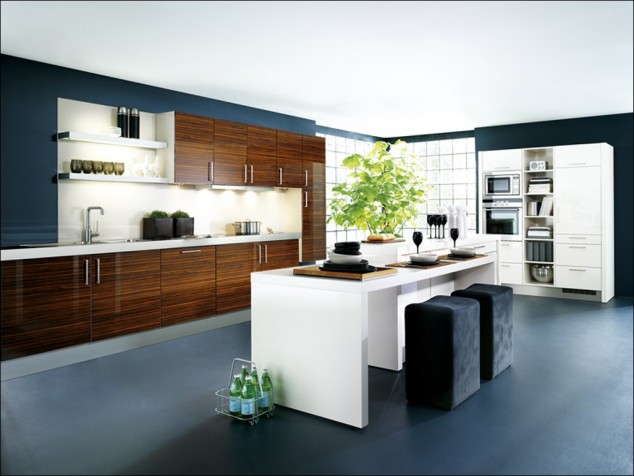 cocina natural 634x476 22 Outstanding Contemporary Kitchen Island Designs