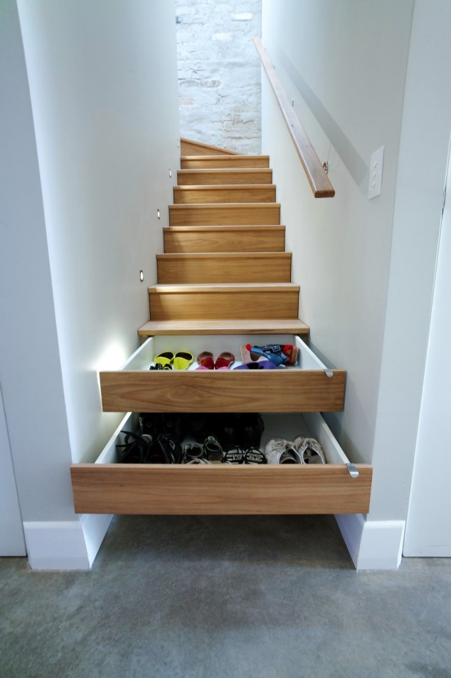23 Creative And Brilliant Space Saving Ideas For Your Home creative storage 634x952 23 Creative And Brilliant Space Saving Ideas For Your Home