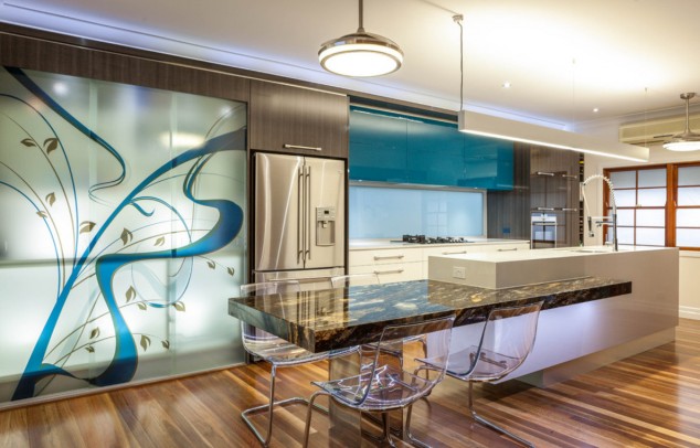 22 Outstanding Contemporary Kitchen Island Designs kitchen project contemporary outstanding design ideas in brisbane 634x406 22 Outstanding Contemporary Kitchen Island Designs
