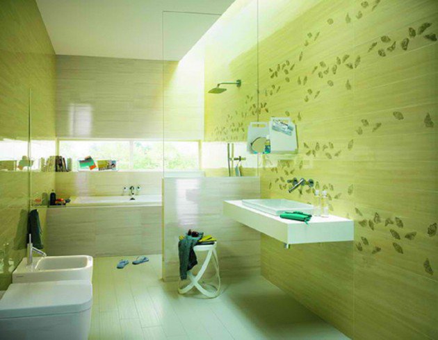 1060 630x490 17 Fresh Green Bathroom Design Ideas For Your Private Heaven