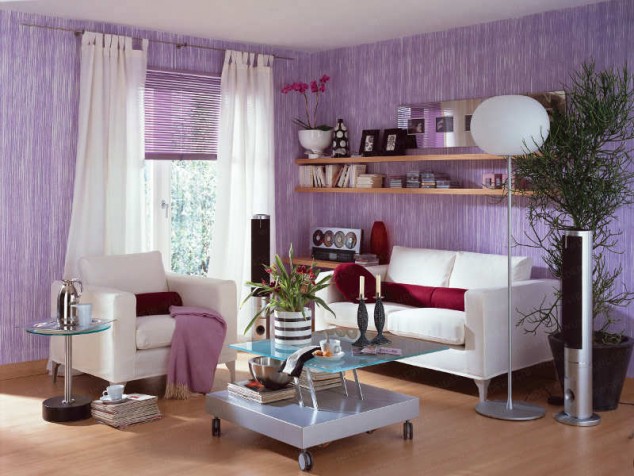16 Stunning Purple Living Room Design Ideas 41 Wohnzimmer Lila 634x476 16 Stunning Purple Living Room Design Ideas