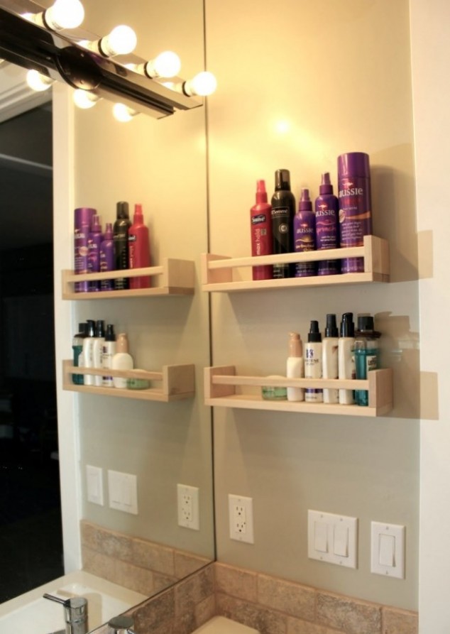 18 Creative & Useful DIY Storage Ideas for Tiny Bathrooms 5eb7a spice rack storage small 9 634x893 18 Creative & Useful DIY Storage Ideas for Tiny Bathrooms