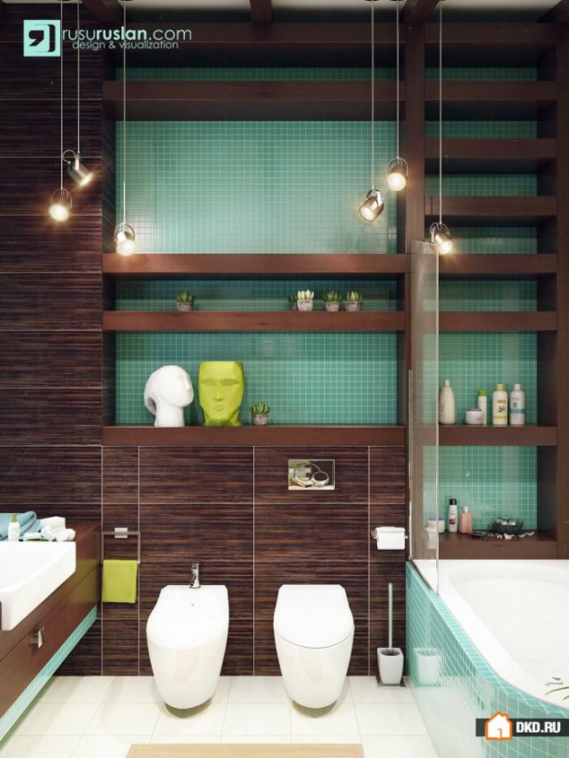 6368ab7d8ac9b4f71 634x845 17 Fresh Green Bathroom Design Ideas For Your Private Heaven