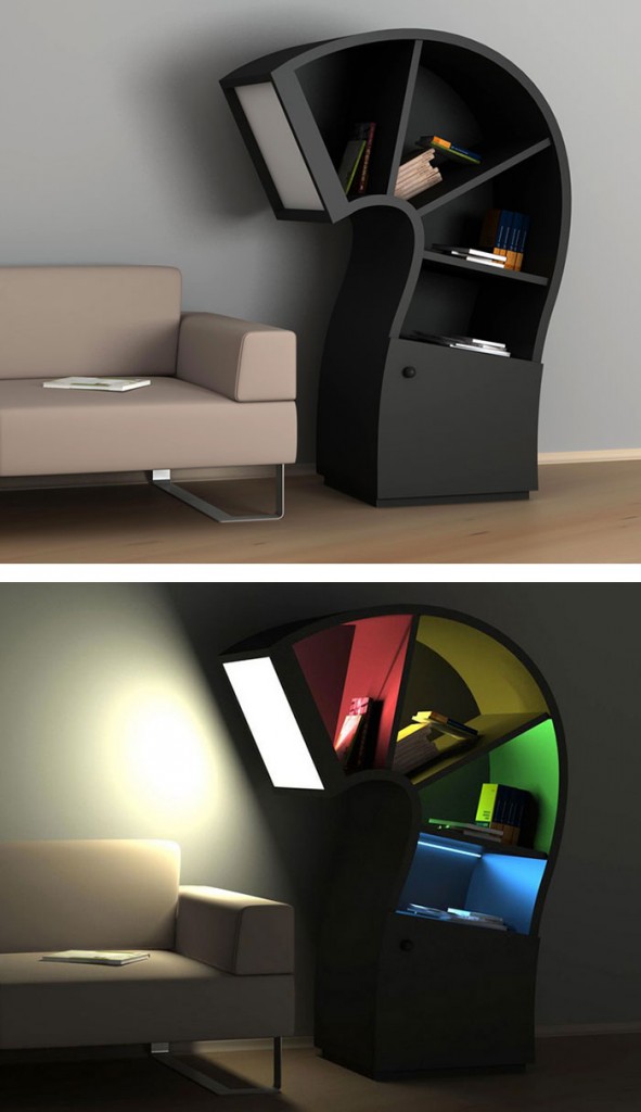 21+ Brilliant Bookshelves That Will Awaken The Bookworm In You AD The Most Creative Bookshelves 11 591x1024 21+ Brilliant Bookshelves That Will Awaken The Bookworm In You