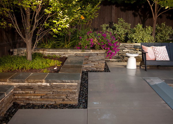 15 Fabulous Ideas How To Design Your Courtyard In The Best Way Beautiful Modern Rock Garden Edging Design 15 Fabulous Ideas How To Design Your Courtyard In The Best Way