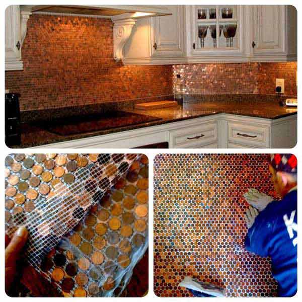 DIY Kitchen Backsplash 21 3 15 DIY Ideas How To Make A Fancy Low Cost Kitchen Backsplash