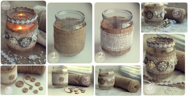 14 Totally Unique Home Design Ideas For The Vintage Lovers DIY Vintage Candle Holder 1 634x325 14 Totally Unique Home Design Ideas For The Vintage Lovers