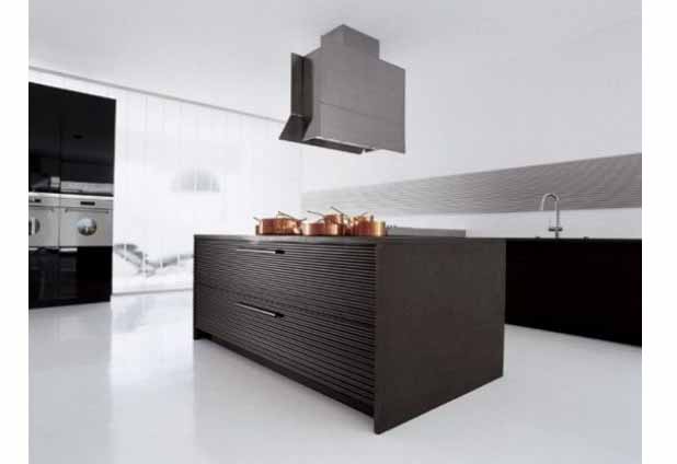 18 Of The Most Unusual Kitchen Island Design Ideas Dark Aluminium Pots in Modern Kitchen Ideas 18 Of The Most Unusual Kitchen Island Design Ideas