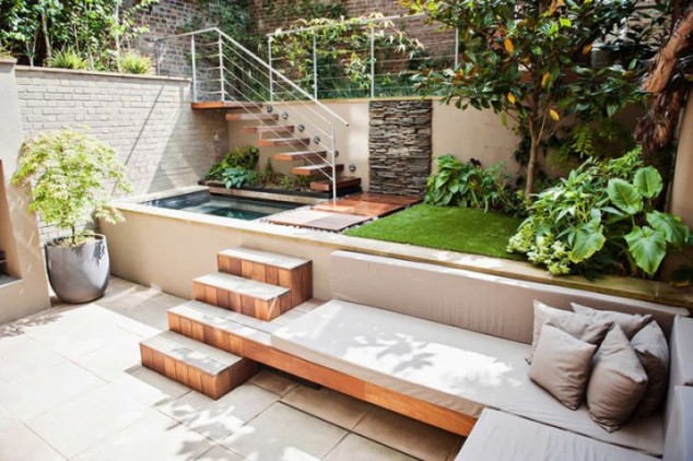 Inspiration Amenagement jardin e1435735940256 634x422 15 Fabulous Ideas How To Design Your Courtyard In The Best Way