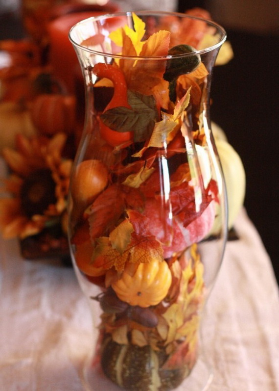 autumn leaves decorations 4 15 Must See DIY Fall Inspired Home Decorations With Leaves