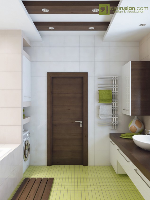 bathroom designrulz 029 634x845 17 Fresh Green Bathroom Design Ideas For Your Private Heaven