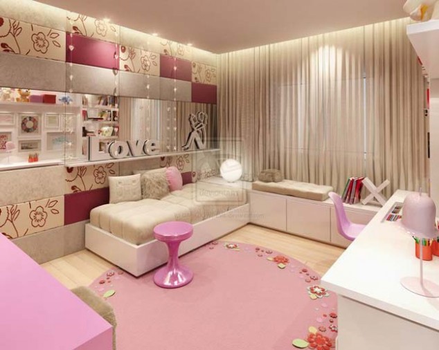 21 Of The Most Magical Kids Bedroom Design Ideas bedroom designs for teenage girls 52 634x506 21 Of The Most Magical Kids Bedroom Design Ideas