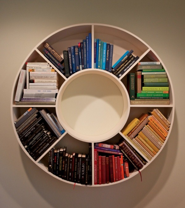 21+ Brilliant Bookshelves That Will Awaken The Bookworm In You circular original bookshelves 21+ Brilliant Bookshelves That Will Awaken The Bookworm In You