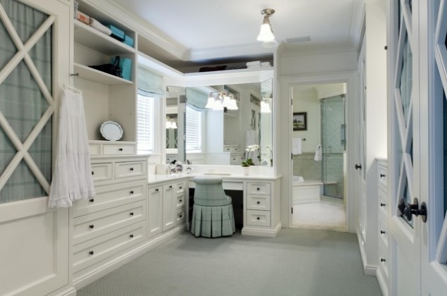 16 Chick Makeup Vanities You Would Love to Have closet interior design creative design 1 on interior design ideas 634x420 16 Chick Makeup Vanities You Would Love to Have