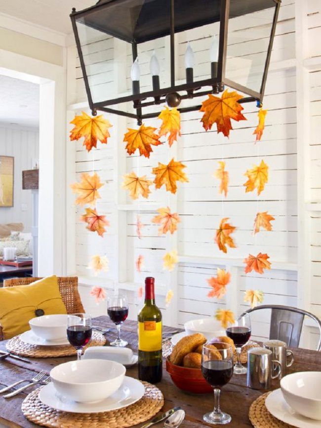 esen 2 15 Must See DIY Fall Inspired Home Decorations With Leaves