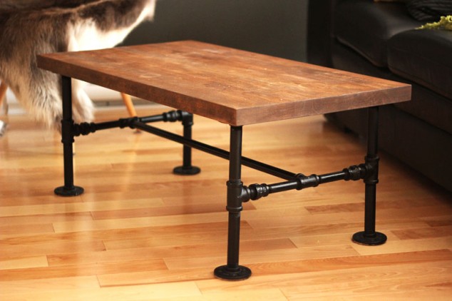 21 Functional Metal Pipe DIY Ideas Youve Never Thought Of inspiring diy iron pipe table by nothing zn dzxcb diy boiler diy weed grinder diy building 634x422 21 Functional Metal Pipe DIY Ideas Youve Never Thought Of