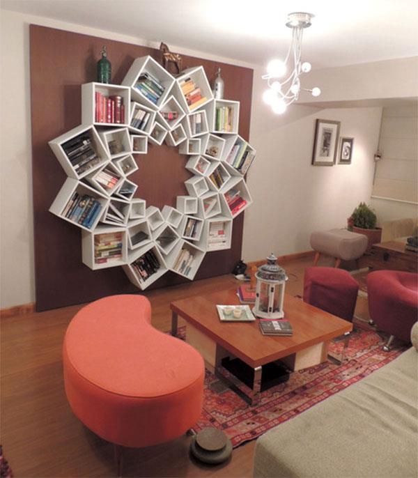 libreria petali 21+ Brilliant Bookshelves That Will Awaken The Bookworm In You
