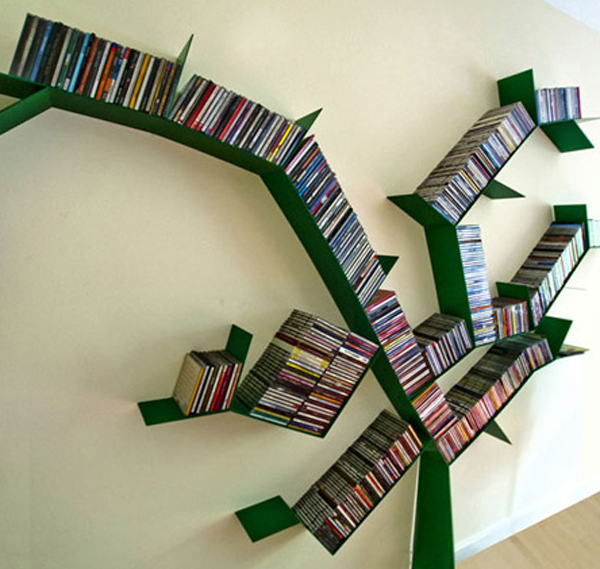 malus communis bookshelves furniture 2013 21+ Brilliant Bookshelves That Will Awaken The Bookworm In You