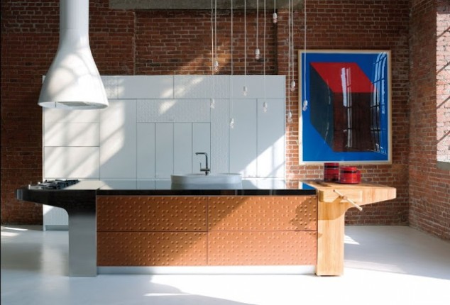 18 Of The Most Unusual Kitchen Island Design Ideas modern kitchen 634x430 18 Of The Most Unusual Kitchen Island Design Ideas