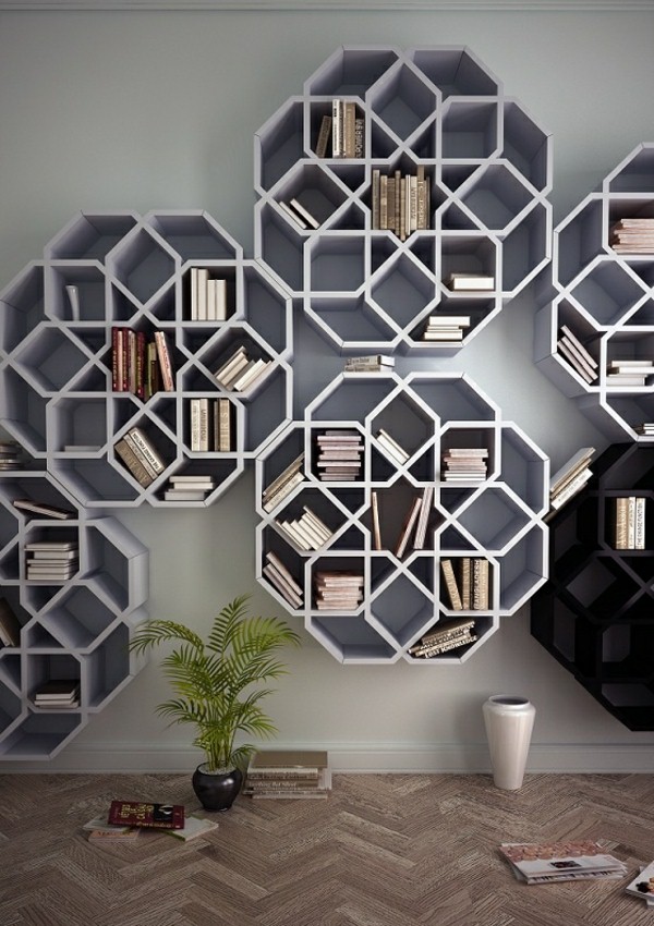 original design bookshelves 21+ Brilliant Bookshelves That Will Awaken The Bookworm In You