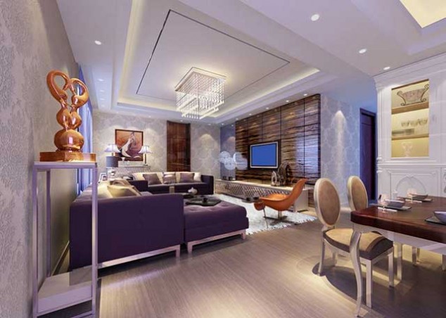 pereplanirovka i planirovka 3 komnatnoi 3 634x452 16 Stunning Purple Living Room Design Ideas
