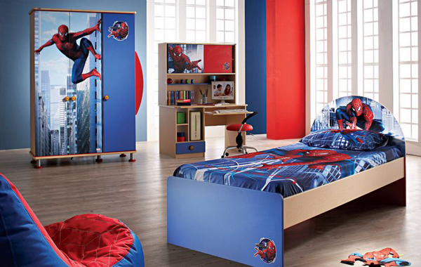 21 Of The Most Magical Kids Bedroom Design Ideas spiderman bedroom pictures 21 Of The Most Magical Kids Bedroom Design Ideas