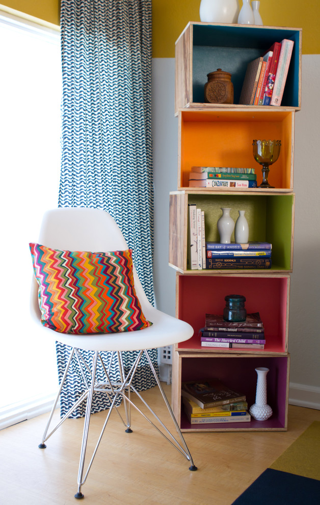 Youll Stop Throwing Old Wine Crates Immediately After Seeing These 17 Innovations Magnificent wood dog crate in Living Room Eclectic with Best Cream Paint Color next to Two Different Wood Floor alongside Throw Pillows andWarm Living Room Paint Colors Youll Stop Throwing Old Wine Crates Immediately After Seeing These 17 Innovations