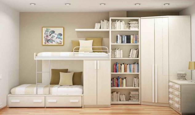 Modern Space Saving Bedroom Ideas Interior 1024x602 634x373 15 Attractive and Wise Storage Solutions for Every Part of The Home