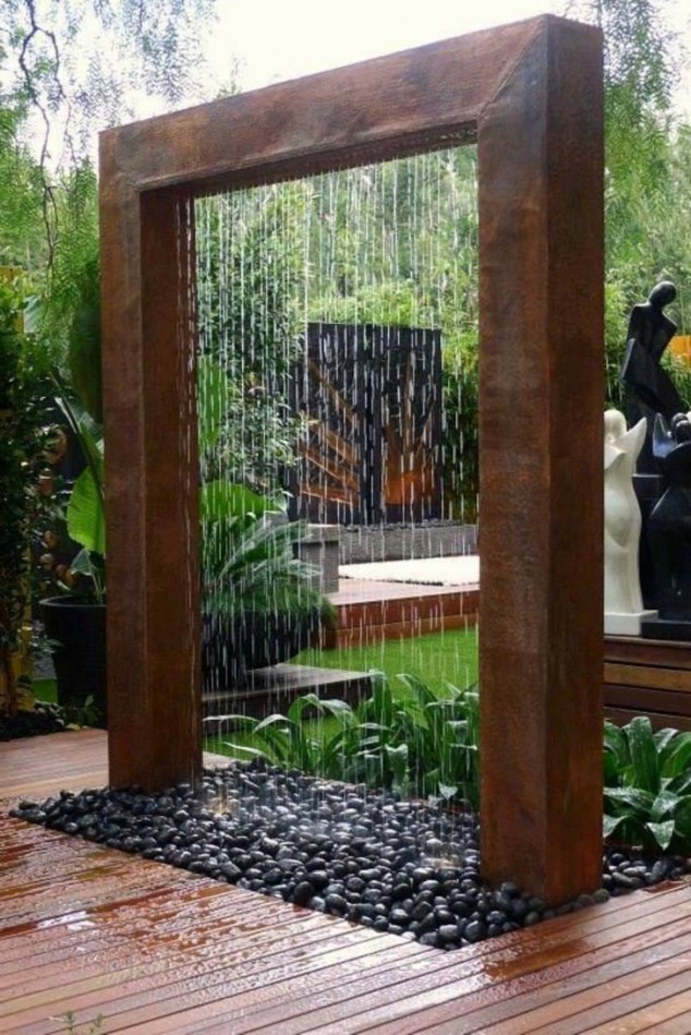16 Unique Backyard Water Features That Will Leave You Speacheless Outdoor Wall Design For Brazil 8 634x949 16 Unique Backyard Water Features That Will Leave You Speacheless