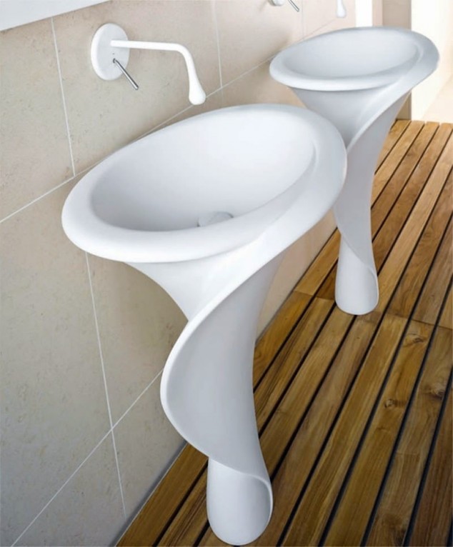 18 Gracious Sinks It Would Be An Honor To Wash Your Hands Inside pia banheiro 10 634x766 18 Gracious Sinks It Would Be An Honor To Wash Your Hands Inside