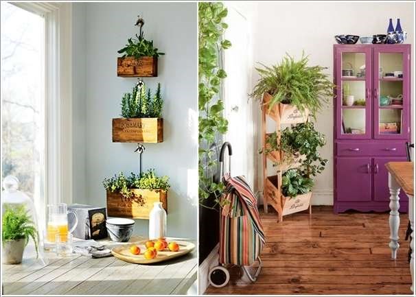 trang tri nha bang cay canh 1 yisi1 12 Creative Ideas How To Display Your Indoor Plants