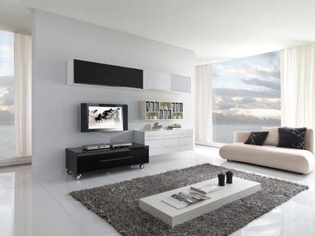 1920x1440 black sharp furniture for livingroom design 634x476 15 Everlasting Black And White Combination Ideas For The Living Room