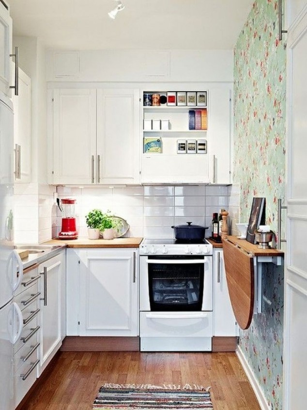 15 Ideas How To Maximize And Creatively Arrange The Space In Your Small Kitchen 20 stilnyh idej dlya kuhni malyshki 0374d8fbe6d16cc3847f1866abe5b82d 634x845 15 Ideas How To Maximize And Creatively Arrange The Space In Your Small Kitchen