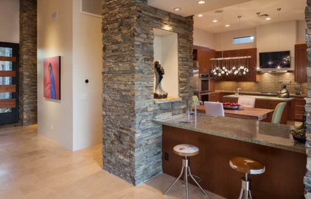 Feel the Warmth of Rustic Kitchen Designs with Stones and Wood 20133 634x406 Feel the Warmth of Rustic Kitchen Designs with Stones and Wood