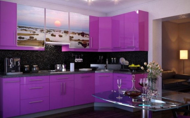 14 Ideas For Modern Colorful Kitchen Décor 3059 modern purple kitchens 2015 665x415 634x396 14 Ideas For Modern Colorful Kitchen Décor